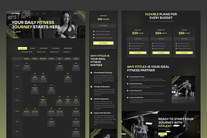 FitFlex - Fitness Gym Studio Framer