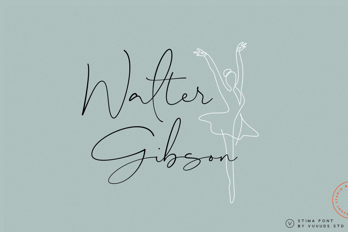 Stima Font, a Script Font by vuuuds (Photo 4 of 10)