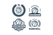 8 logo basketball BUNDEL, a Templates & Theme by grindstudio (Thumbnail 2 of 3)