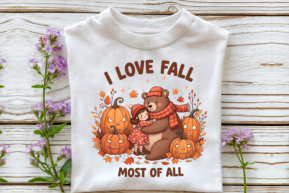 I Love Fall Most of All Png, an Illustration by DreamCafeArt (Photo 4 of 7)