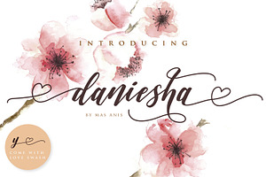 Daniesha - Romantic Font Script