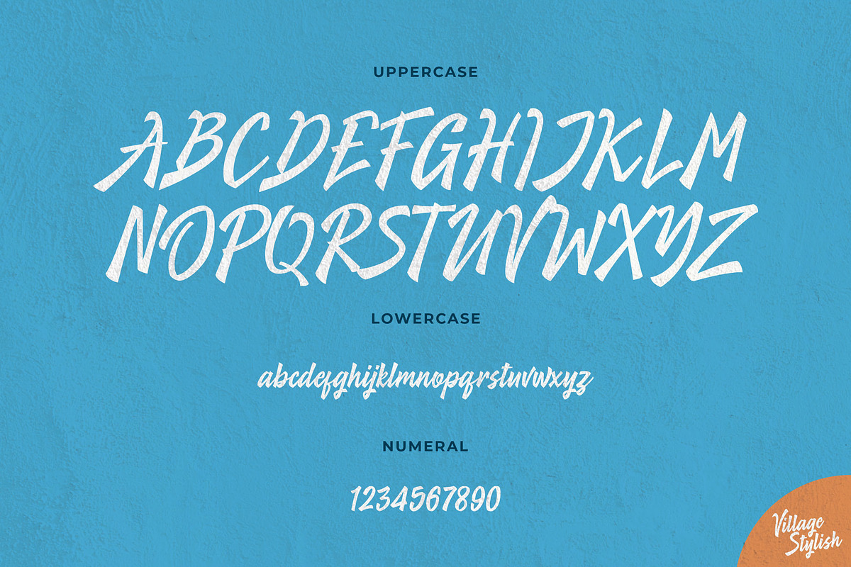 Village Stylish, a Script Font by Drizy (Photo 2 of 8)