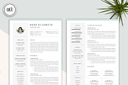 Creative Resume CV Templates, a Resume Template by GResume (Thumbnail 3 of 7)