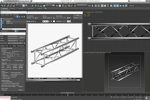 Square Truss Straight Segment 21