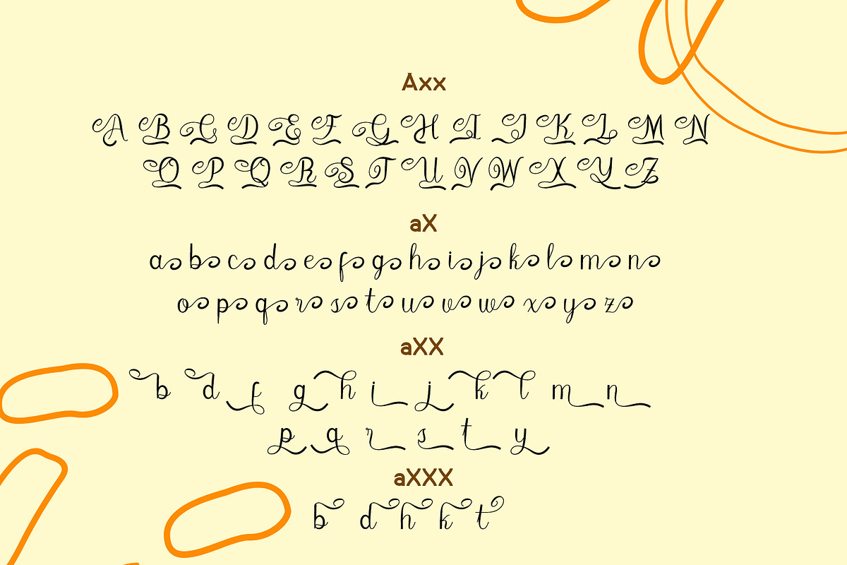 Cedurio - Calligraphy Font, a Script Font by NDNL Studio (Photo 6 of 6)