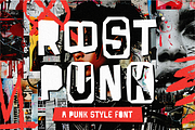 Roost Punk - Punk Font, a Font by PutraCetol Studio (Thumbnail 1 of 5)