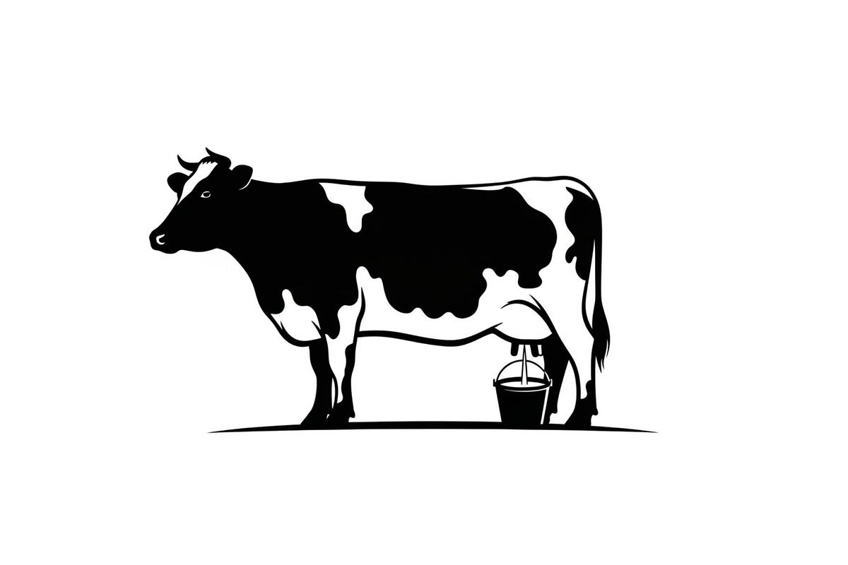 Farm Cow Silhouette Vector Bundle, an Illustration by Designs_River (Photo 30 of 51)