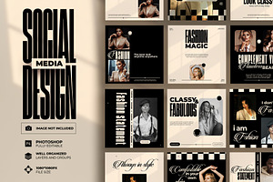 fashion social media post design, a Social Media Template by graphic bakers