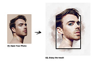 Watercolor Cartoon Portrait Art, an Action Add-On by MRI STUDIO (Thumbnail 4 of 24)