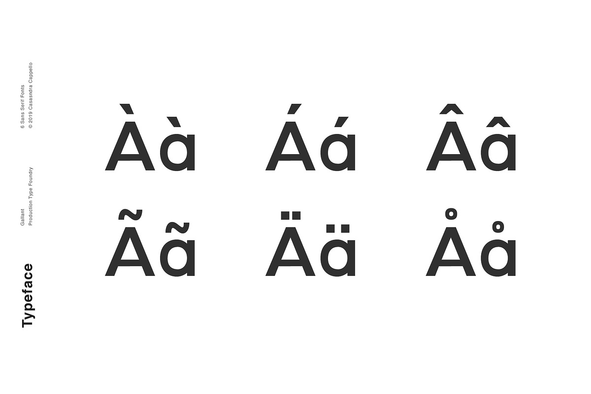 Gallant - A Geometric Typeface preview 4
