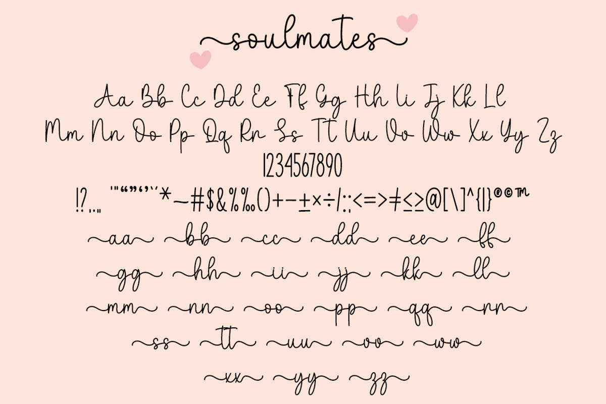You Are My Soulmates Duo, a Handwritten Font by DN Creative (Photo 6 of 8)