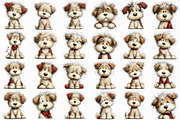 Whimsical Messy Hair Dog Clipart, an Illustration by Libby Wishes (Thumbnail 2 of 7)