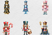 Christmas Nutcracker Clipart, an Illustration by Black Bird Studio (Thumbnail 3 of 6)