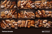 Various breads. 50 images, a Food & Drink Photo by Handmadefont (Thumbnail 4 of 12)
