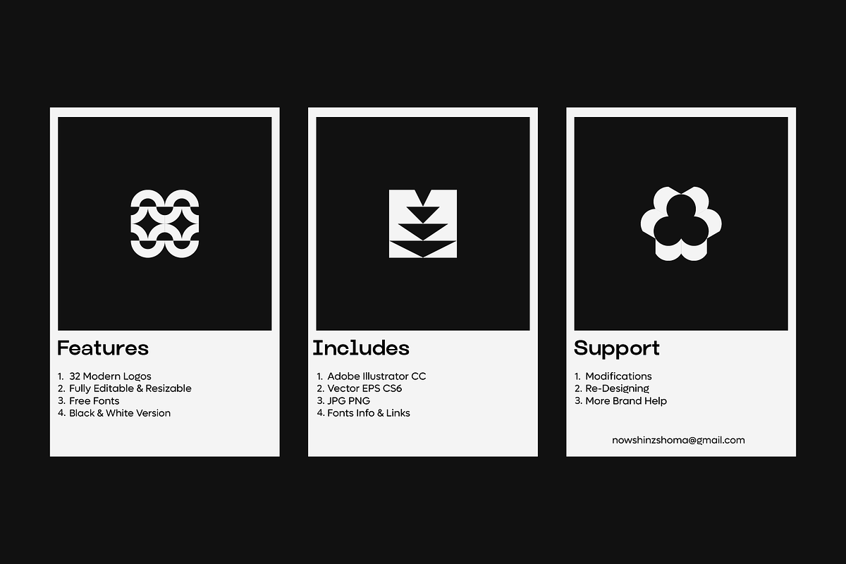 32 Modern Logo Template, a Branding & Logo Template by Nowshinz Shoma (Photo 20 of 20)