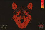 GREY WOLF - Vector illustration, an Animal Illustration by Artistic & Unique (Thumbnail 3 of 12)