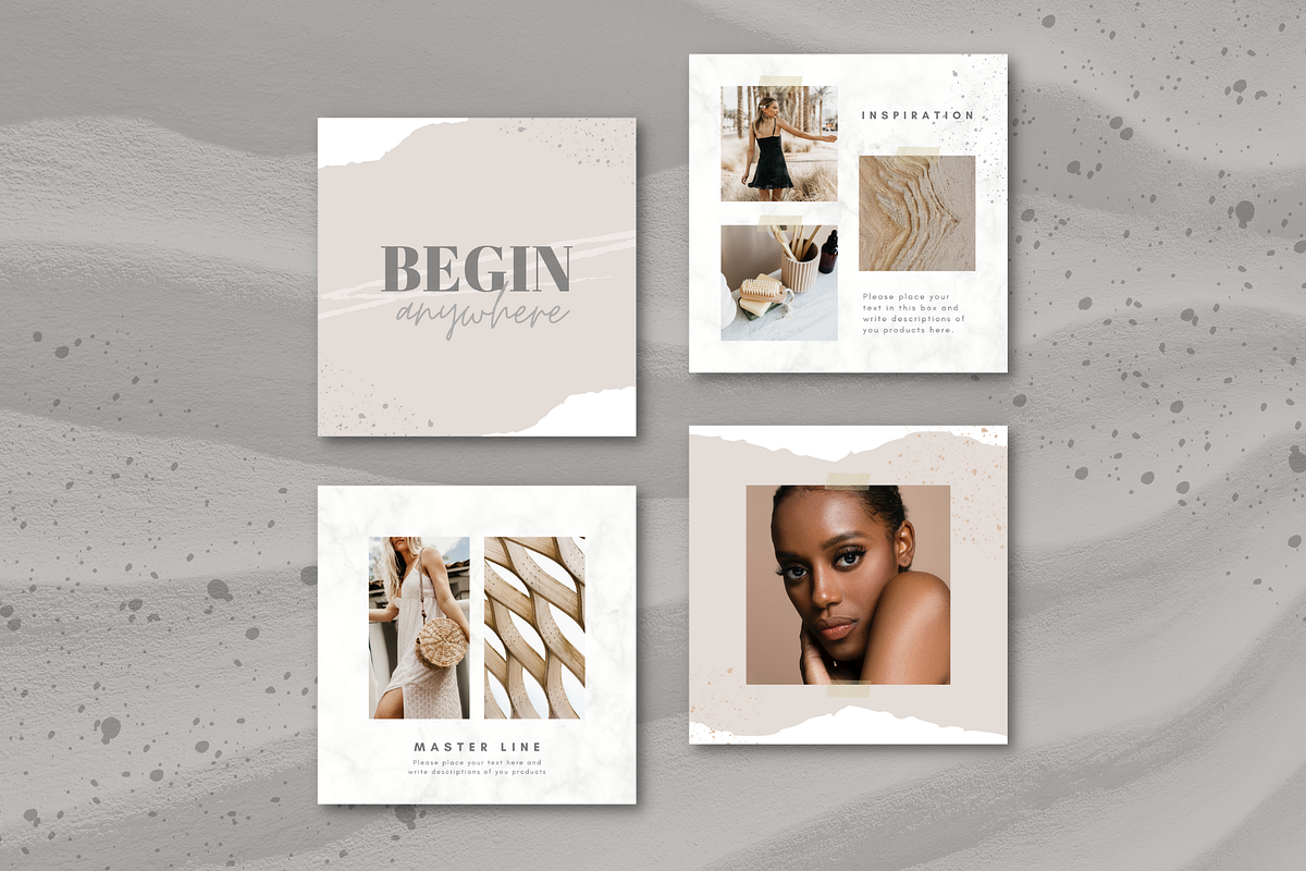 CANVA | Taluka Social Media Pack, a Social Media Template by 9inchideas (Photo 3 of 8)