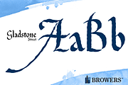 Gladstone Street Font - 60% Off, a Script Font by Michael Browers (Thumbnail 2 of 5)