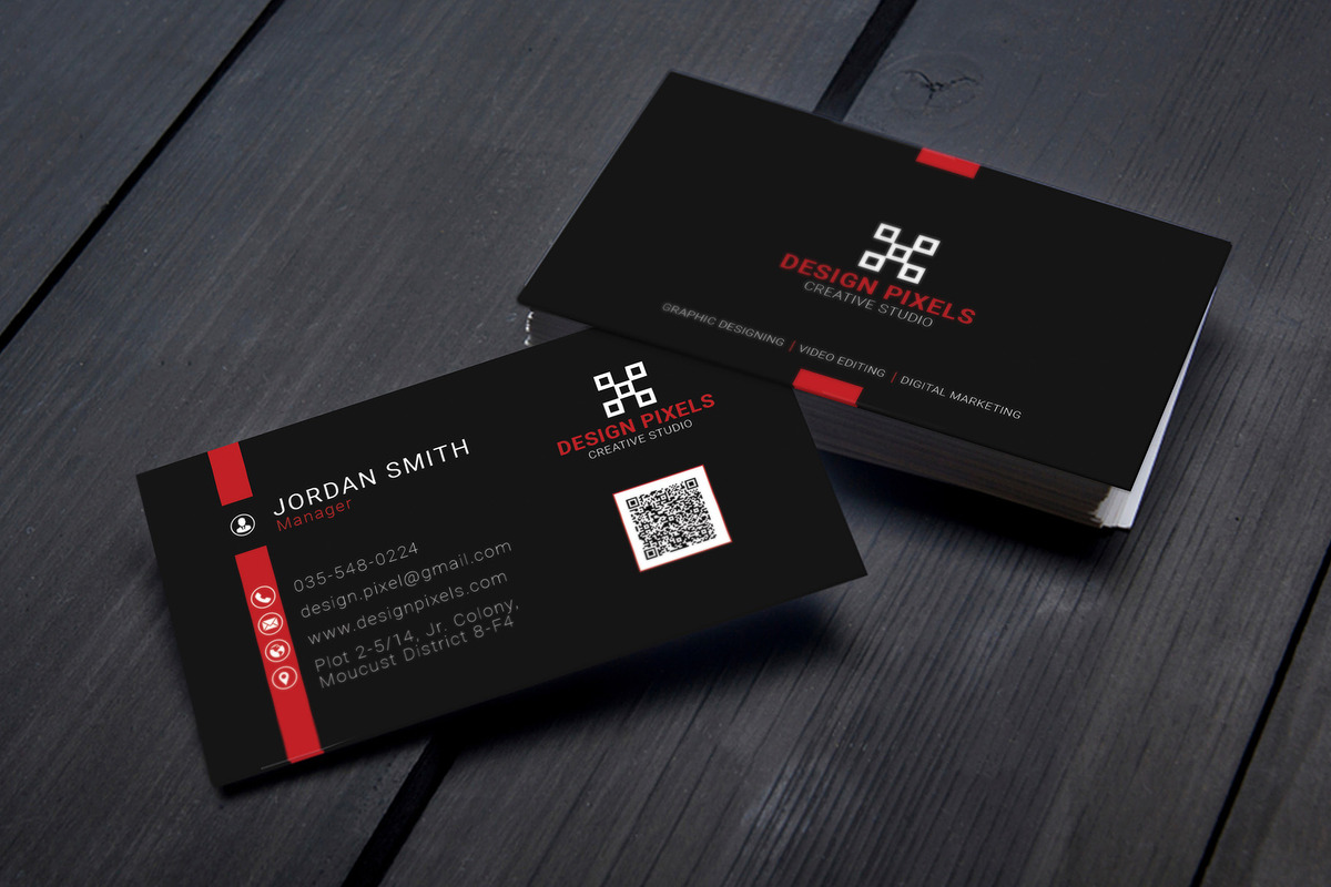 Creative Modern Business Card, a Business Card Template by Saman Osama (Photo 3 of 4)