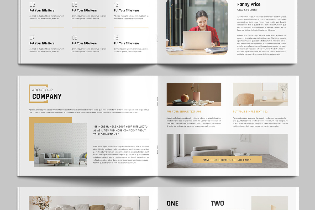 Portfolio Template Landscape, a Brochure Template by MightyDesign (Photo 5 of 9)