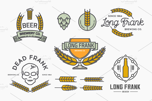 Vector Labels And Design Elements.