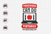 Teacher typographic svg bundle., a Graphic by Uniquesvg99 (Thumbnail 10 of 18)