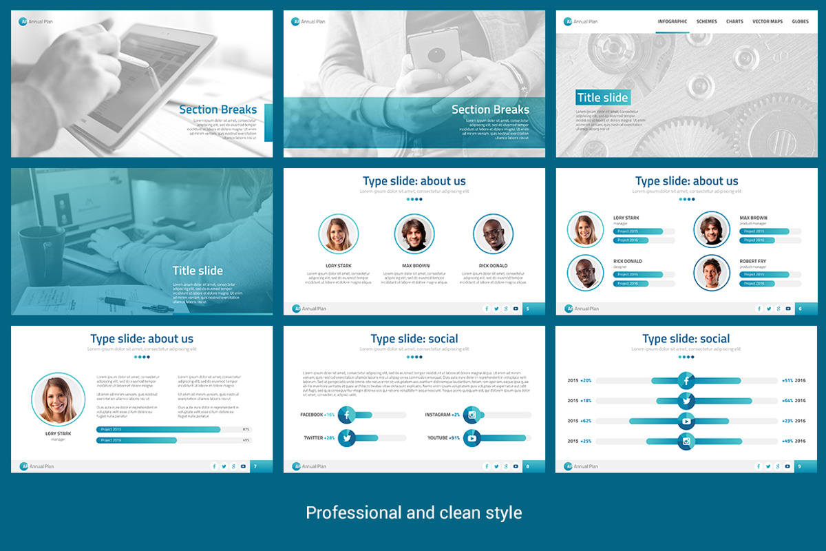 Annual Plan KeyNote, a Presentation Template by HiSlide.io (Photo 2 of 9)