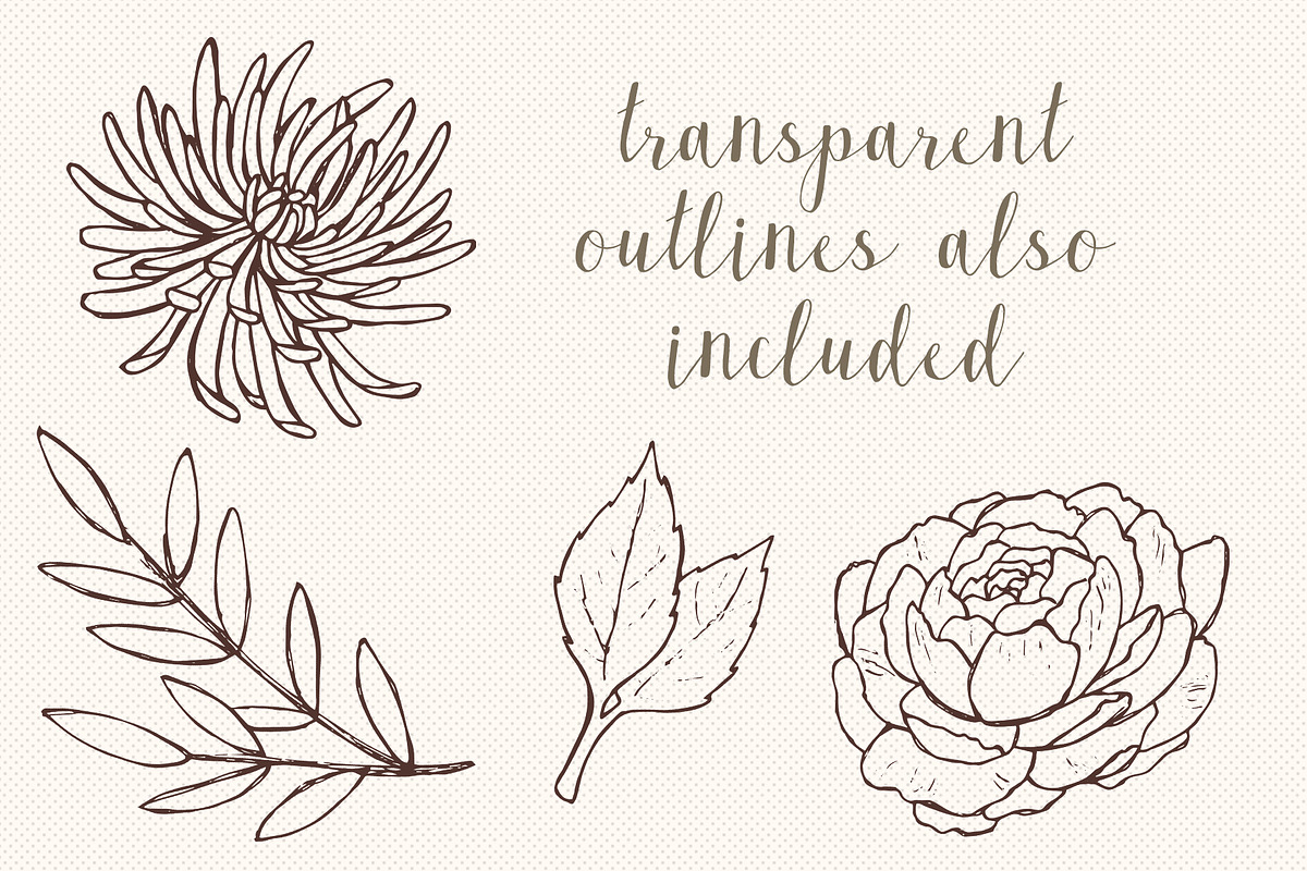 Vintage Rustic Florals, an Illustration by Kellie Jayne Studio (Photo 10 of 11)