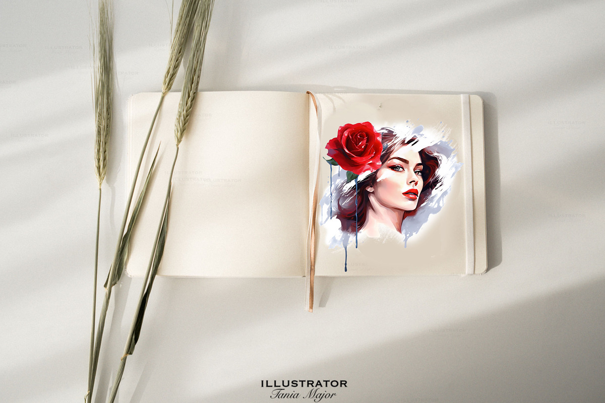 Fashion Girl Bundle, a Person Illustration by MajorArtTm (Photo 3 of 9)