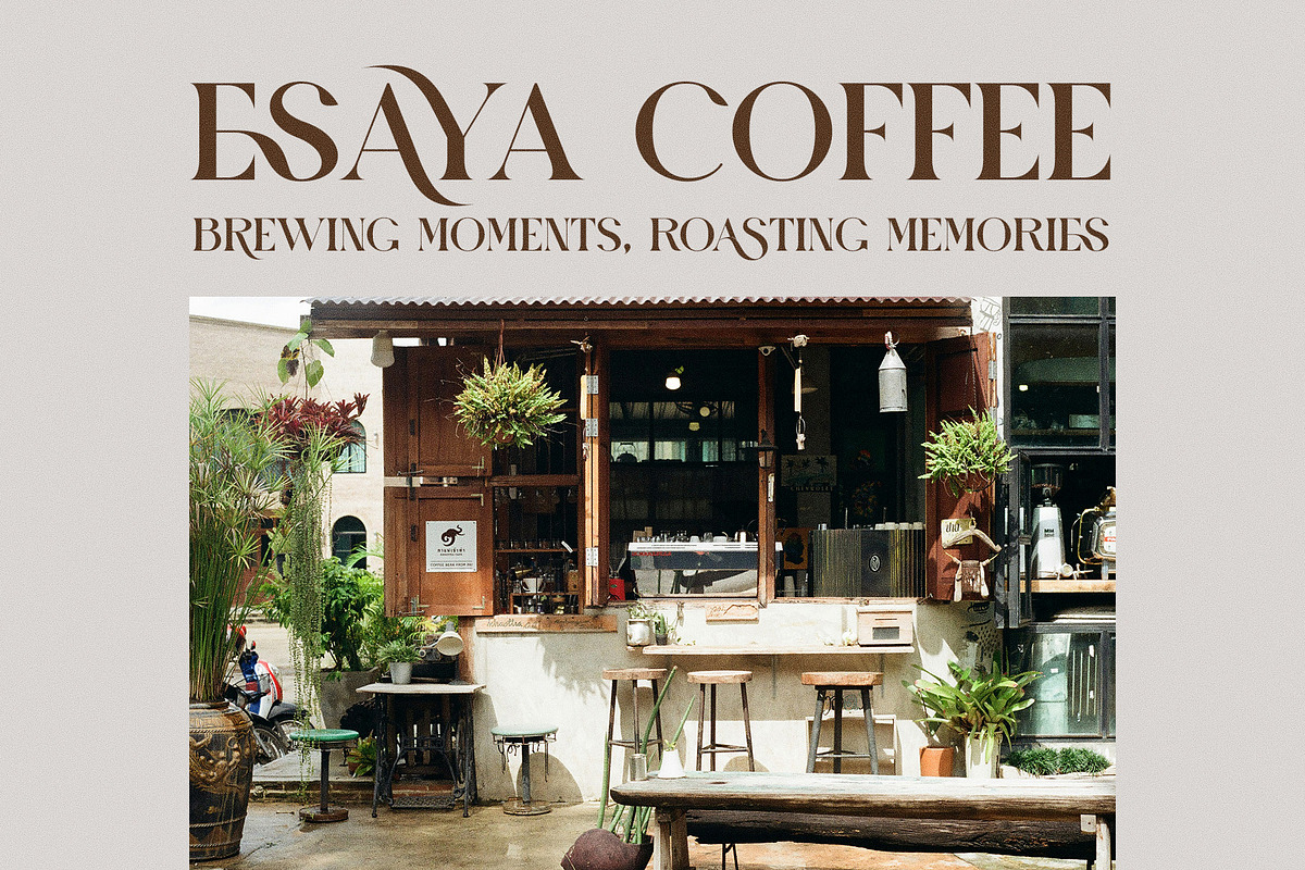 Qasiya Unique Ligature Serif Font, a Serif Font by Perfectype (Photo 3 of 5)