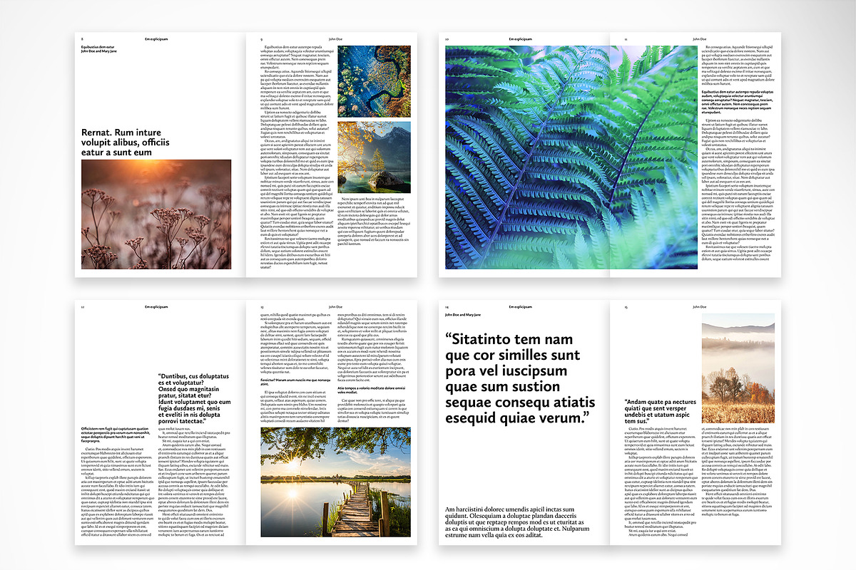 Modern Travel & Lifestyle Magazine, a Magazine Template by McLittle Stock (Photo 3 of 4)
