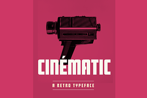 Cinematic retro sans (12 fonts)