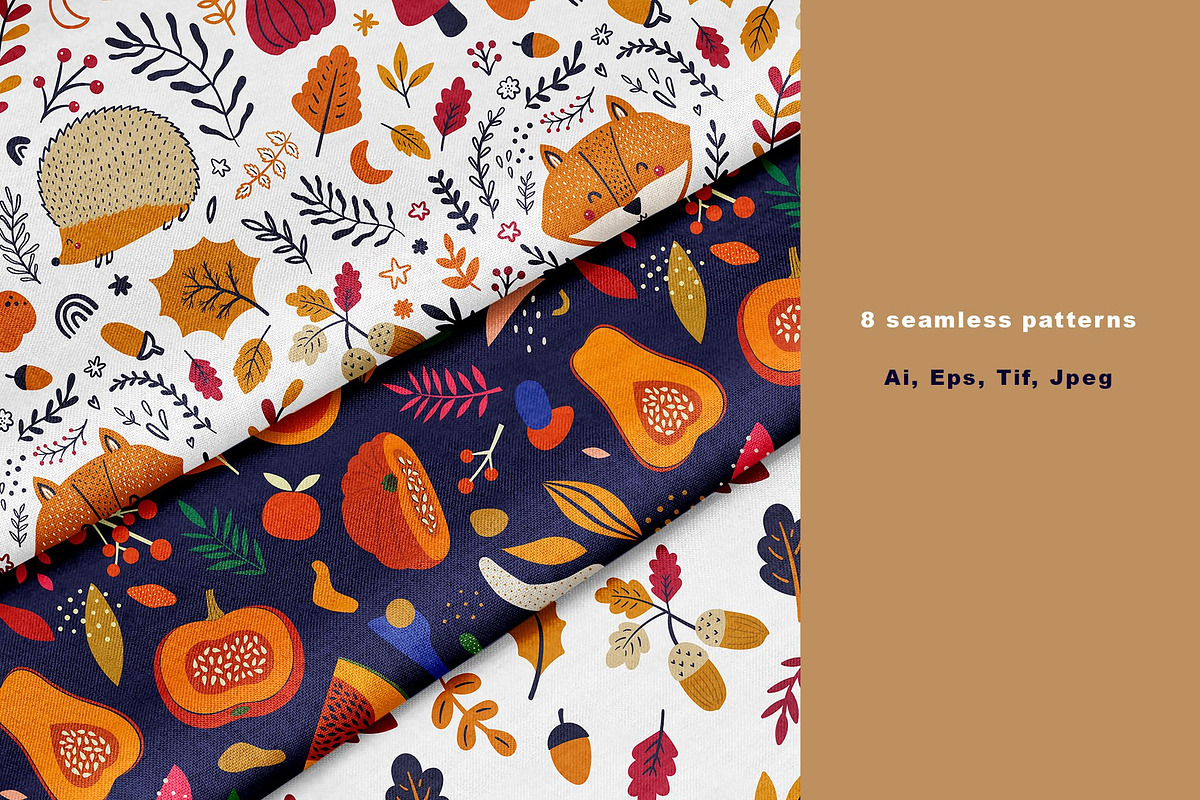 Autumn Bundle, a Decorative Illustration by MoleskoStudio (Photo 10 of 30)
