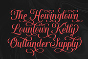 Hougbon - A Glamour Script, a Script Font by Letterhend Studio (Thumbnail 8 of 10)