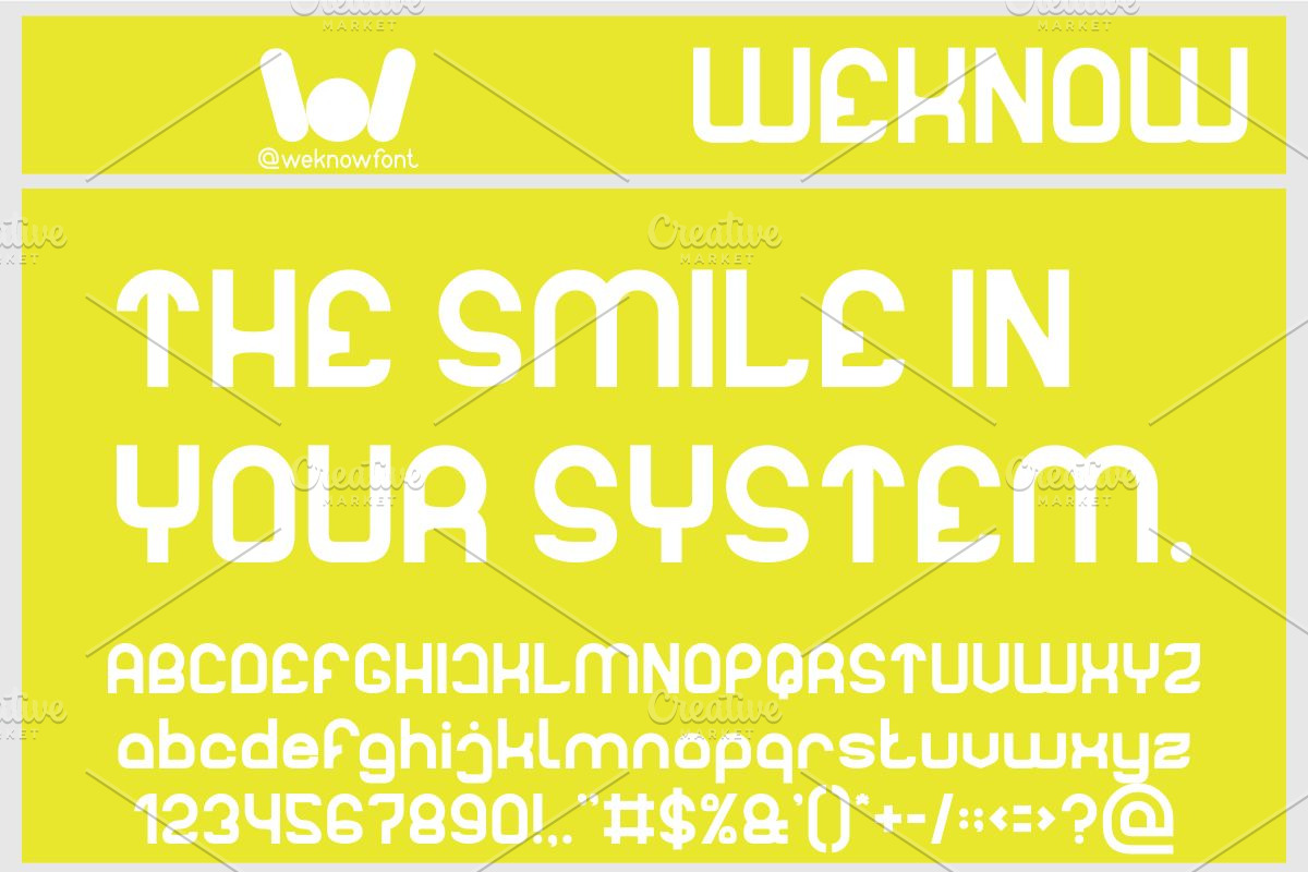 Friendly Tech font, a Font by weknow (Photo 2 of 8)