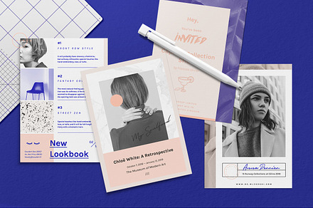 Set of Postcard Flyers • Alrún, a Card Template by Nonola