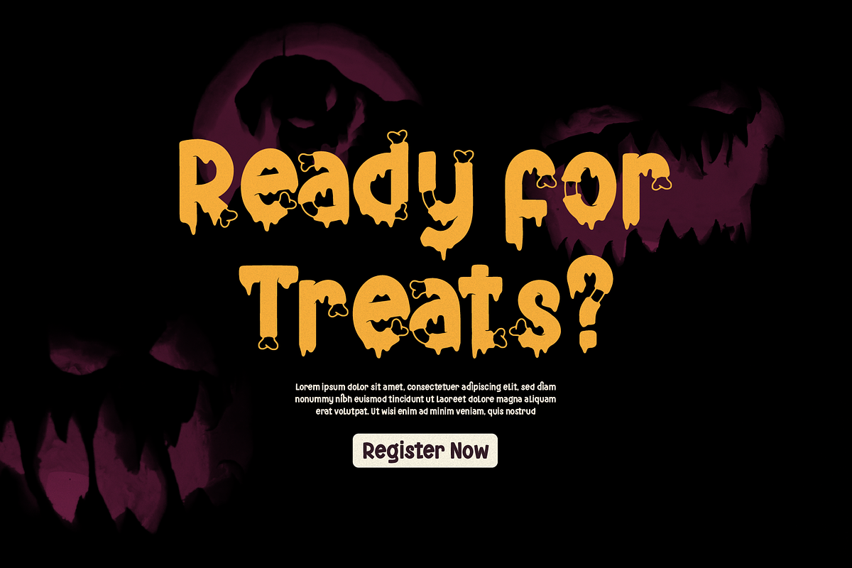 Skeletonic | Bone Halloween Font, a Blackletter Font by Denustudios (Photo 3 of 12)