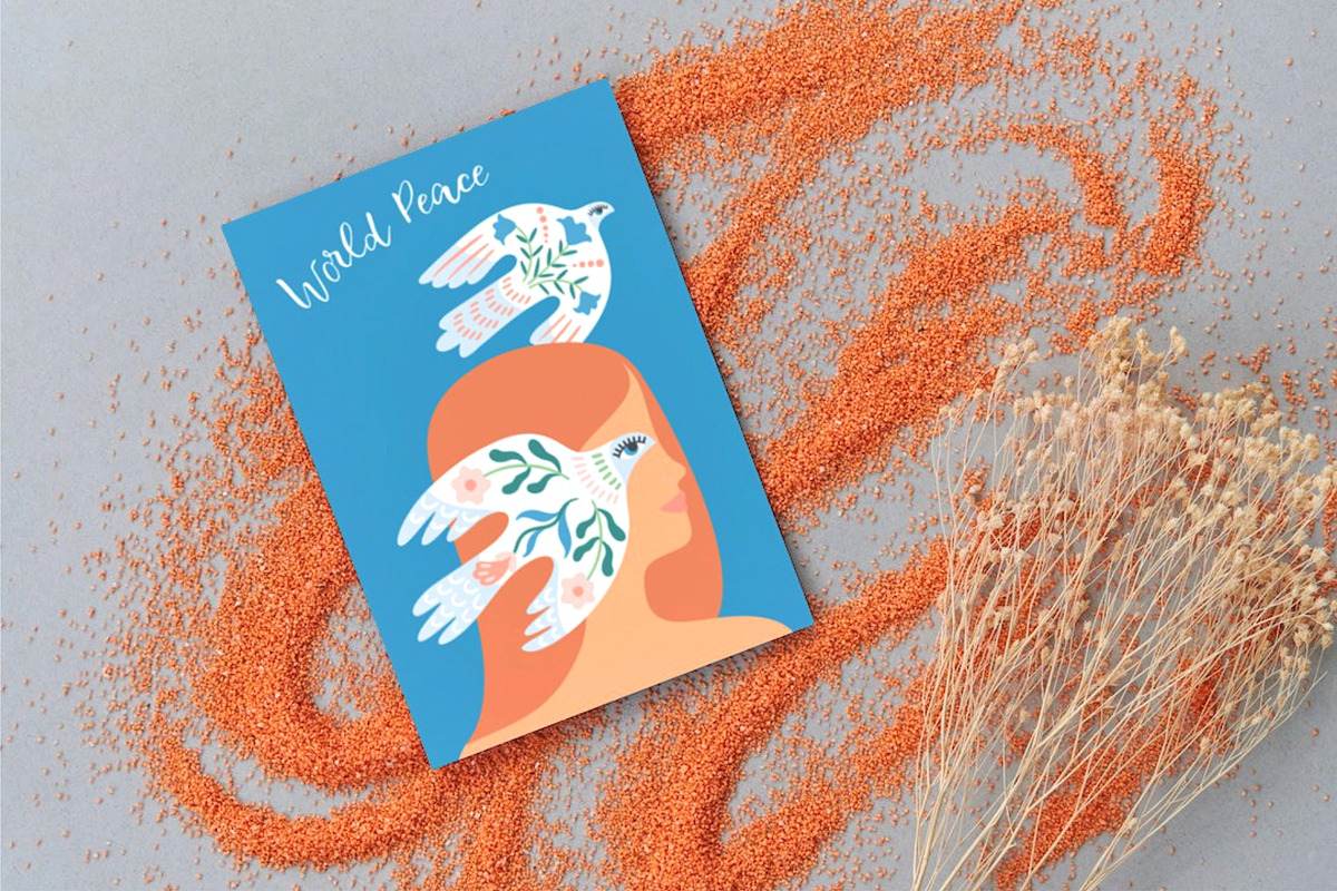 MAKE LOVE, NOT WAR vector collection, an Animal Illustration by Nadia Grapes (Photo 2 of 12)