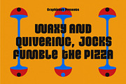 Sanjoyment, a Sans Serif Font by graphicook (Thumbnail 4 of 10)
