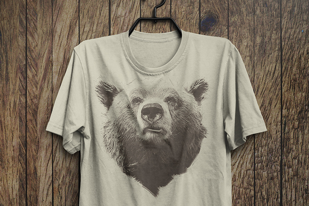 Grizzly Bear Illustration, an Illustration by Digital Art Downloads (Photo 2 of 3)