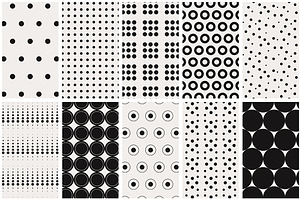 Dots & Lines Patterns Set