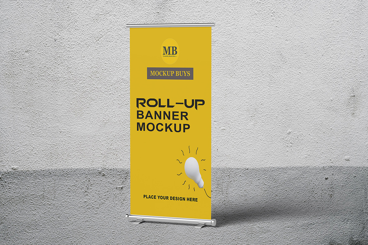 Stand Banner Mockup, an Advertising Mockup by mockupbuys (Photo 7 of 13)