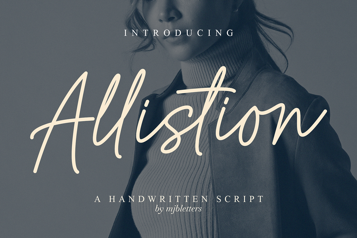 Allistion - Handwritten Script, a Handwritten Font by MJB Letters (Photo 1 of 10)