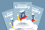 Superwash Laundry Service flyer, a Flyer Template by AdamHasan (Thumbnail 2 of 3)