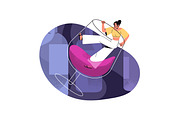 Addictions, bad habits concepts set, a Person Illustration by PaperTrident (Thumbnail 4 of 9)