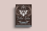 Tattoo Salon Flyer, a Flyer Template by Minimalist Studio (Thumbnail 2 of 2)