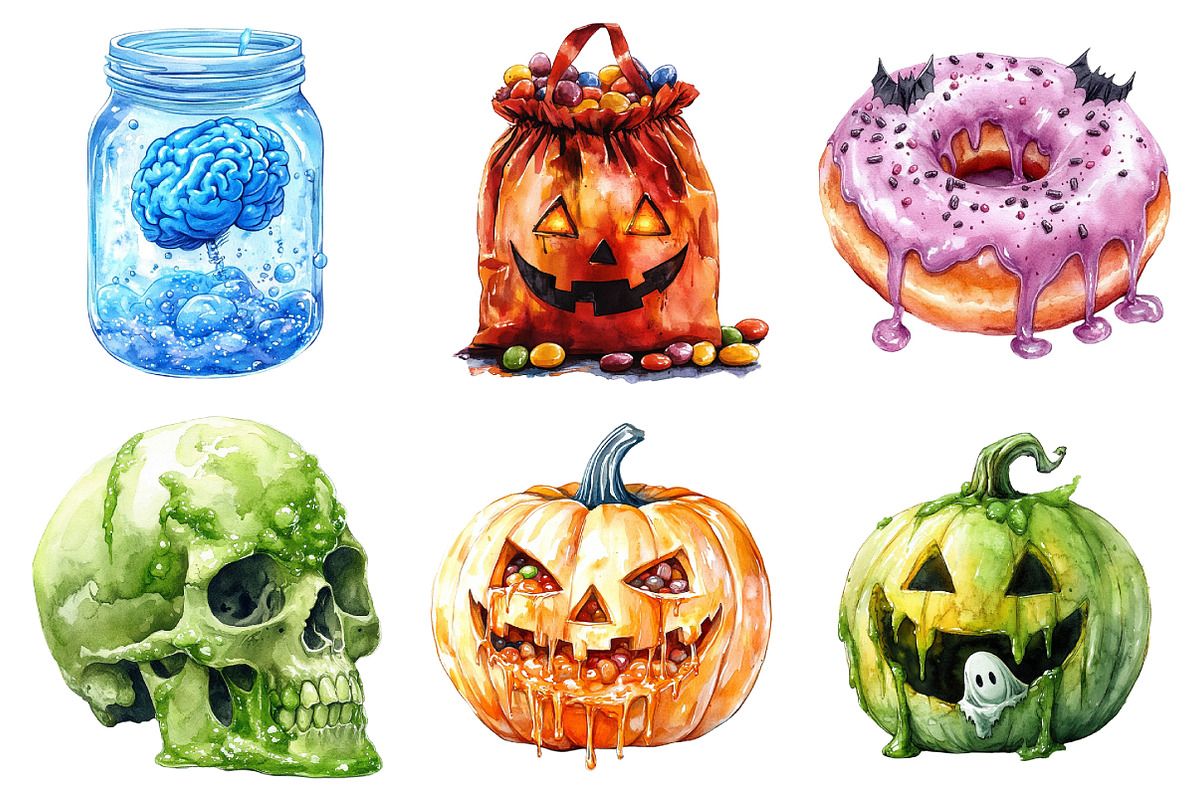 Purple – deep Halloween Clipart, an Illustration by Daily.Designs (Photo 4 of 4)