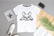 Bulldog Svg, French Bulldog svg, Dog, an Animal Illustration by Bila Vorona (Thumbnail 2 of 3)