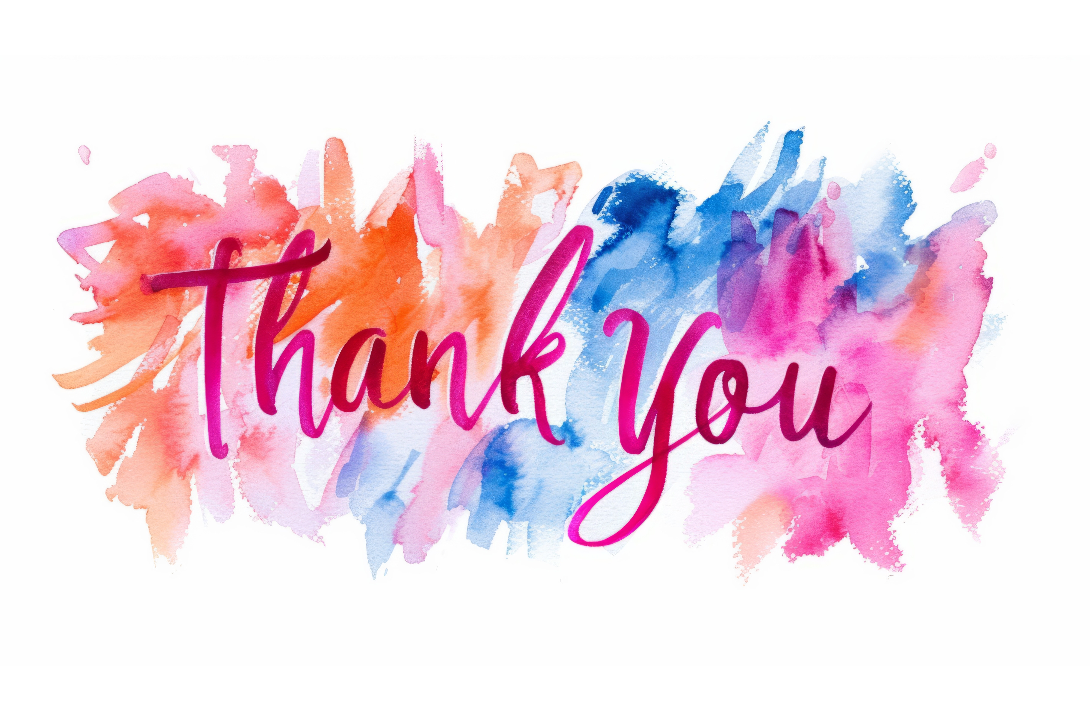 Words Thank You created in, an Illustration by Visual Generation