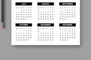 Wall Calendar 2026 to 2029, a Stationery Template by ContestDesign (Thumbnail 3 of 6)